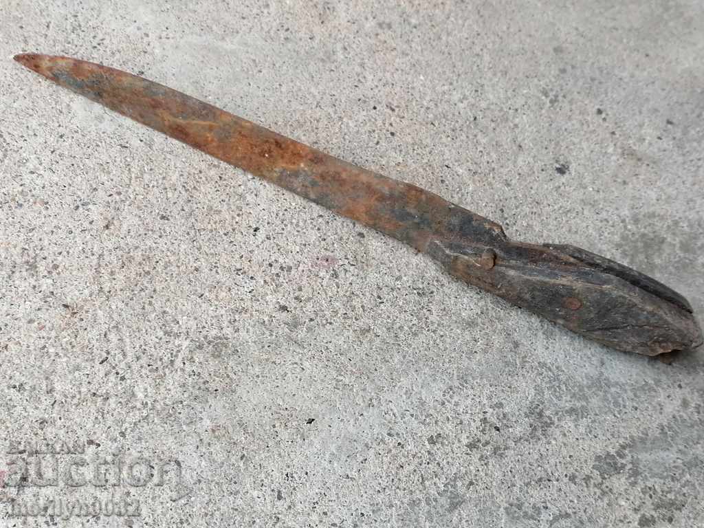 Cuțit vechi, karakulak, pumnal, lamă - 6