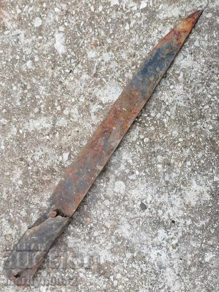 Cuțit vechi, karakulak, pumnal, lamă - 7