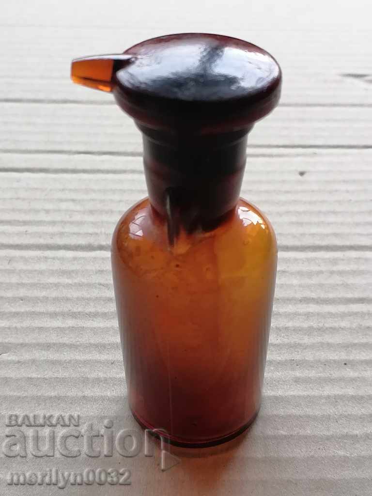 Old medical bottle pipette dropper bottle - 7 Old medical bottle pipette dropper bottle - 7