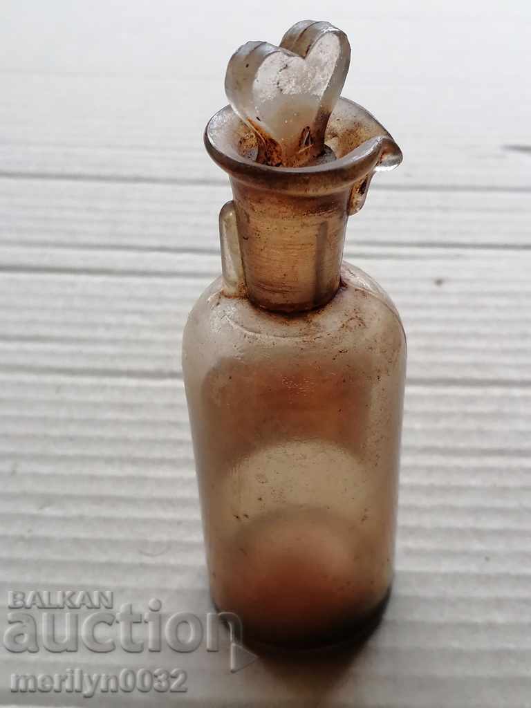 Old medical bottle pipette dropper bottle - 7