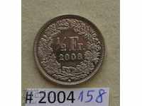 1/2 франк   2008   Швейцария