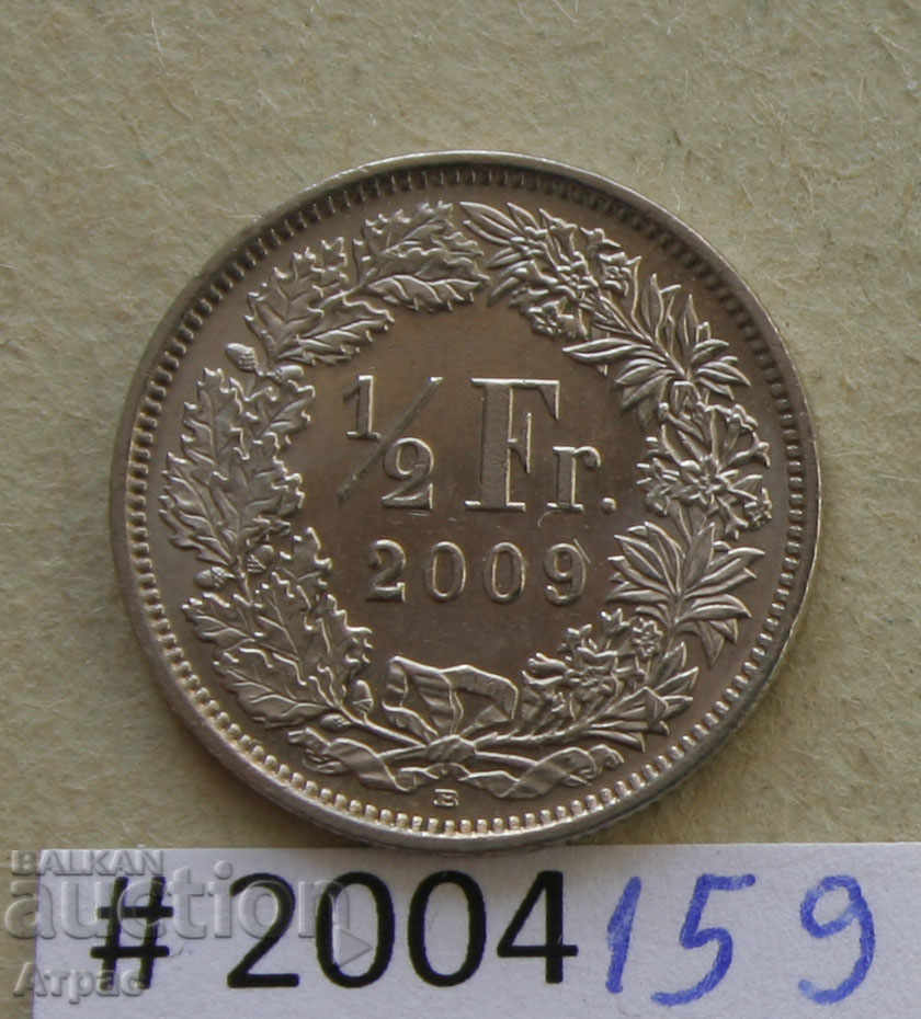 1/2 franc 2009 Elveția