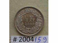 1/2 franc 2009 Elveția