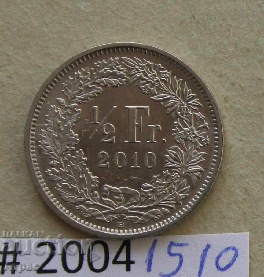 1/2 franc 2010 Elveția