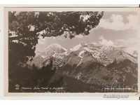 Κάρτα Βουλγαρίας Πίριν Peak El-Tepe και Kutela *