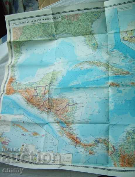 Delivery of Map of Central America and West India 1973
