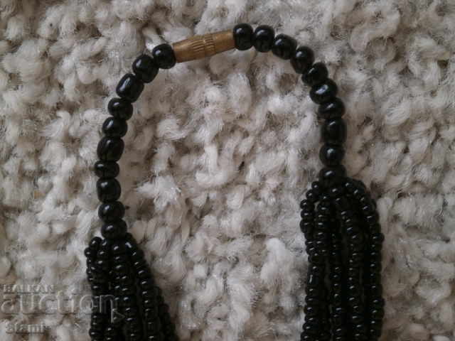 Auction Traditional African necklace - a combination of sand beads Auction Traditional African necklace - a combination of sand beads