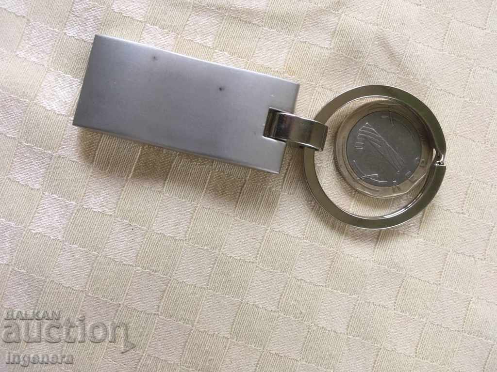 Auction KEYHOLDER SOLID METAL ADVERTISING NEW Auction KEYHOLDER SOLID METAL ADVERTISING NEW