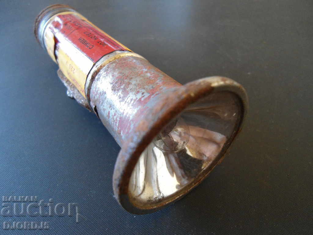 Auction Old flashlight, Czechoslovakia Auction Old flashlight, Czechoslovakia