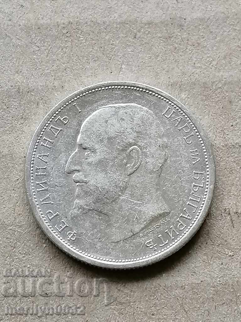 Auction Silver 50 stotinki 1913 silver coin Auction Silver 50 stotinki 1913 silver coin
