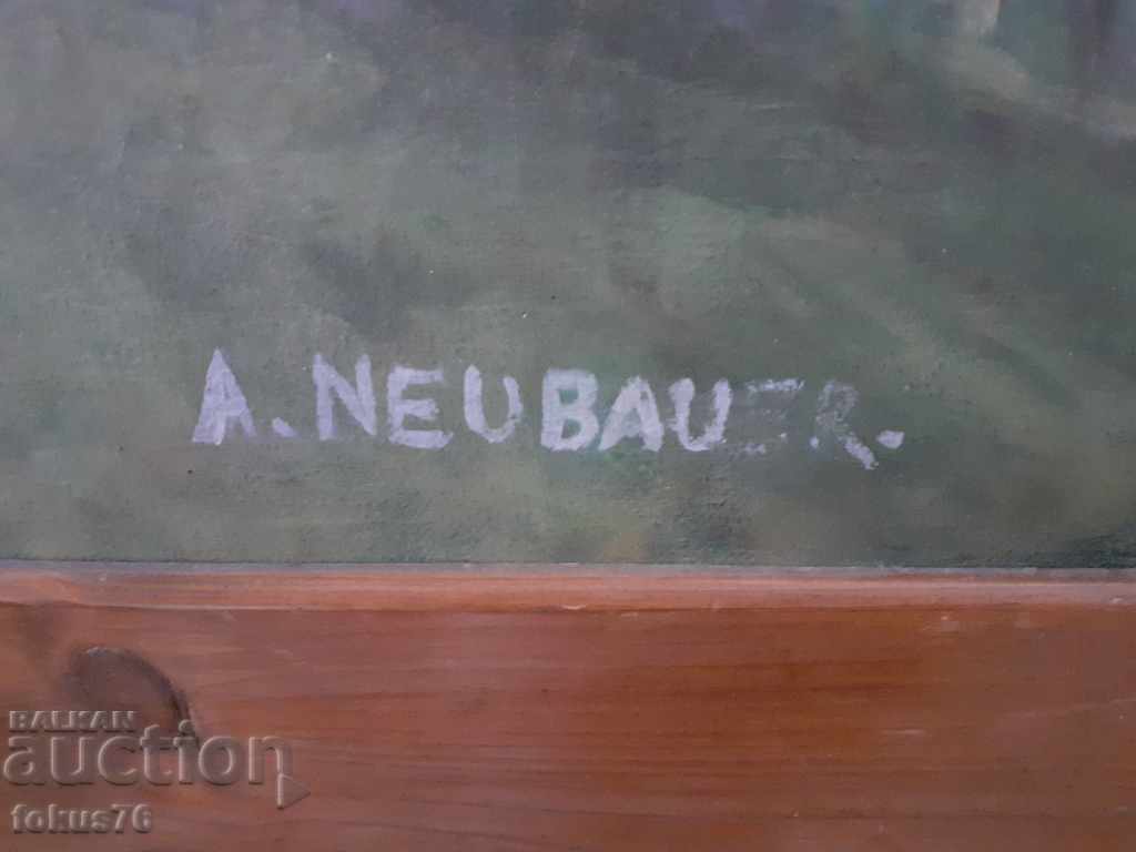 Old collectible oil painting on canvas - signed with price 190.00 BGN | € 97.15 Old collectible oil painting on canvas - signed with price 190.00 BGN | € 97.15