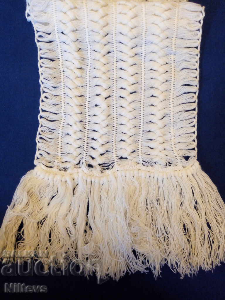 Set of winter hat and scarf hand-knitted, new, not worn. - 6