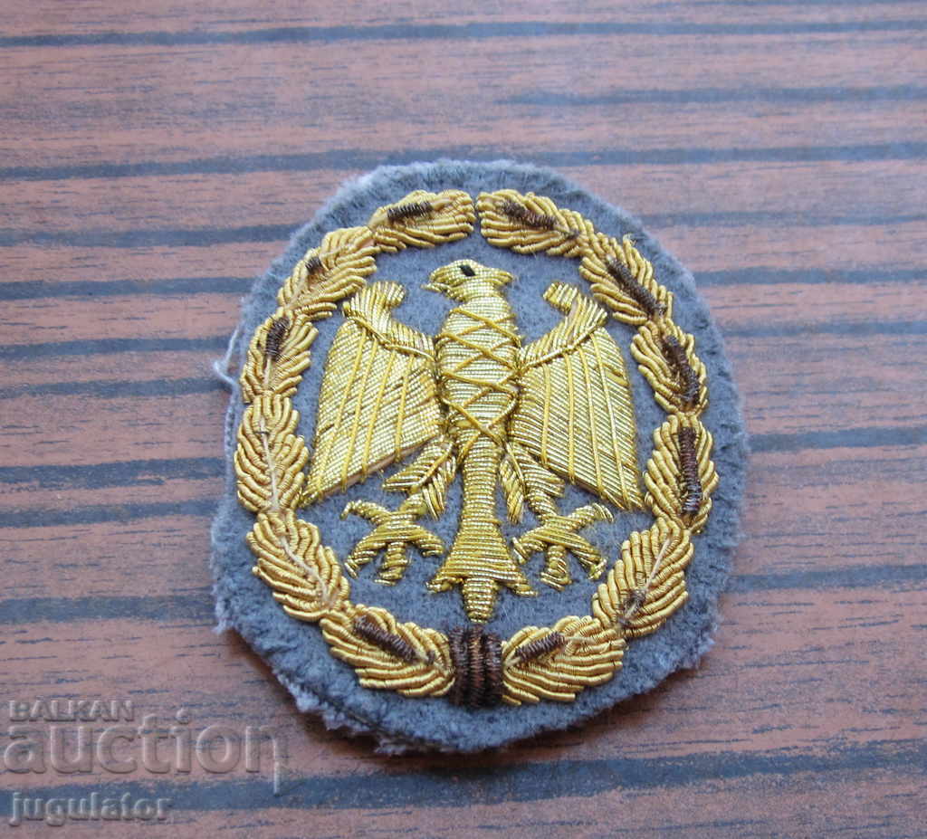 παλιά γερμανική στρατιωτική χρυσή λωρίδα σημάδι αετός - 5