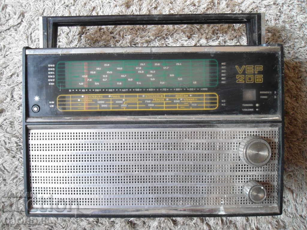 Radio "WEF 206", colecție, piese, resturi
