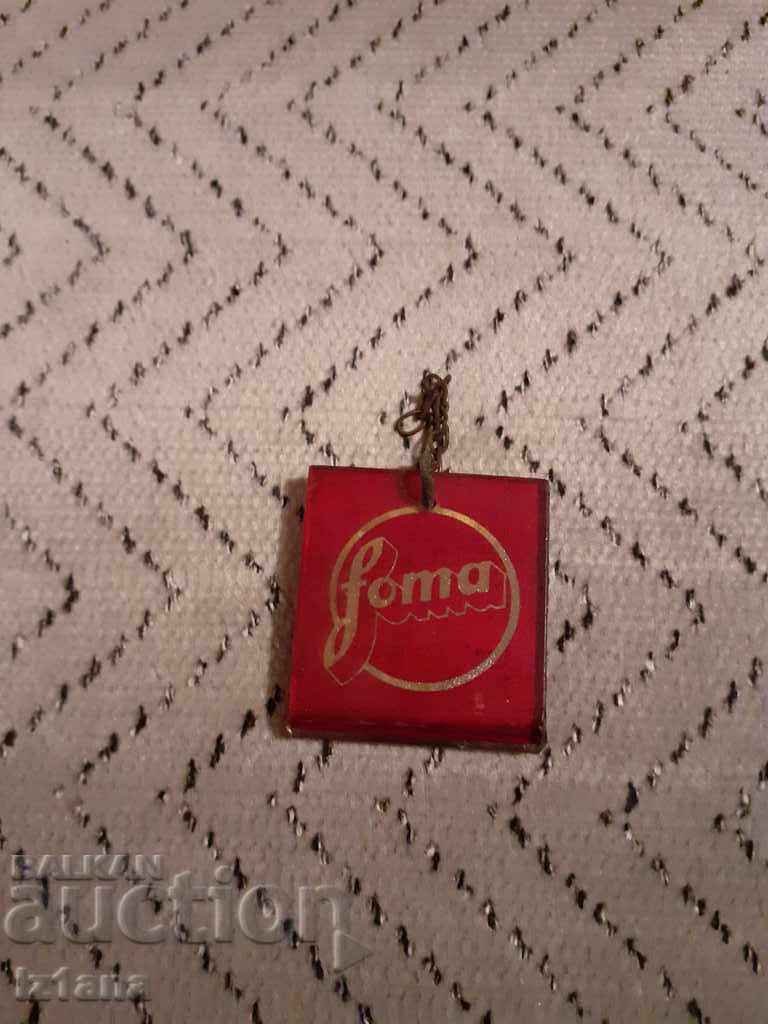 Old pendant from Foma keychain