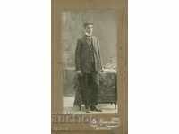 СТАРА ФОТОГРАФИЯ - КАРТОН - СТ.МАНЧЕВА – БУРГАС - Г094