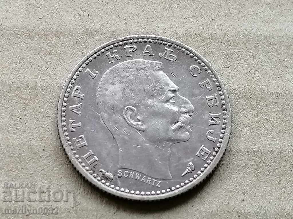 Delivery of Silver 50 para 1915 silver coin Serbia Delivery of Silver 50 para 1915 silver coin Serbia