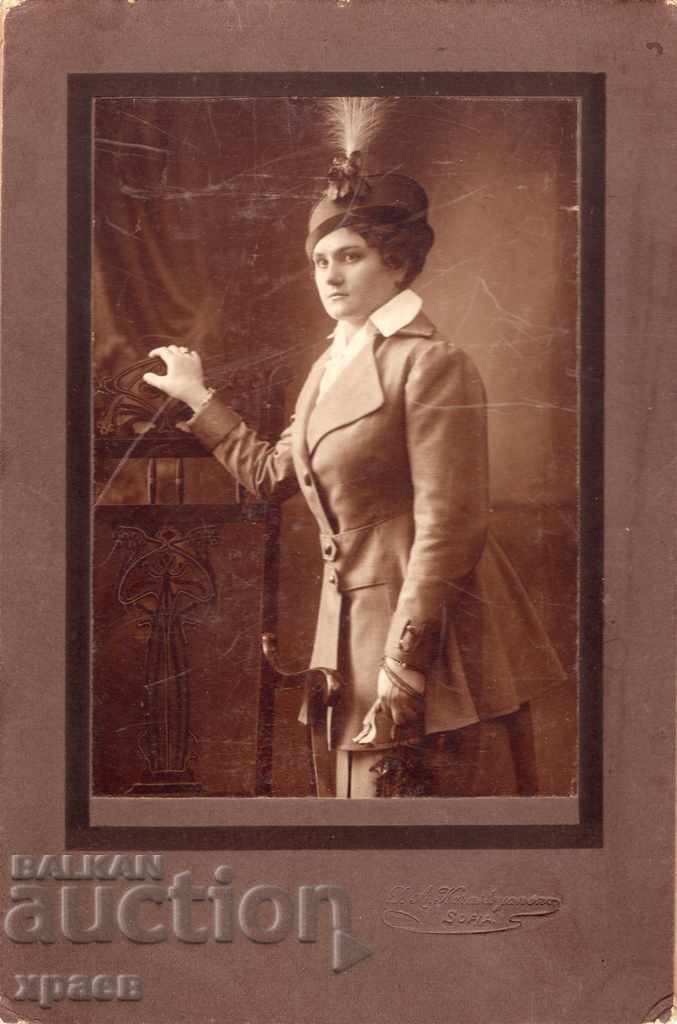 OLD PHOTOGRAPHY - CARDBOARD - D. KARASTOYANOV - SOFIA - G145 OLD PHOTOGRAPHY - CARDBOARD - D. KARASTOYANOV - SOFIA - G145