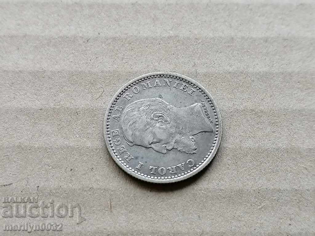 Delivery of Silver 50 baths 1900 silver coin Romania