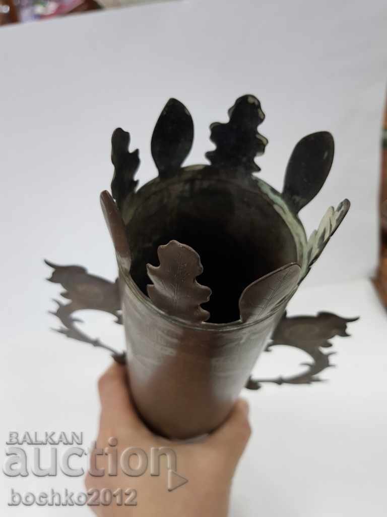 Delivery of Unique trophy war vase made of shell 1915-1918 Delivery of Unique trophy war vase made of shell 1915-1918