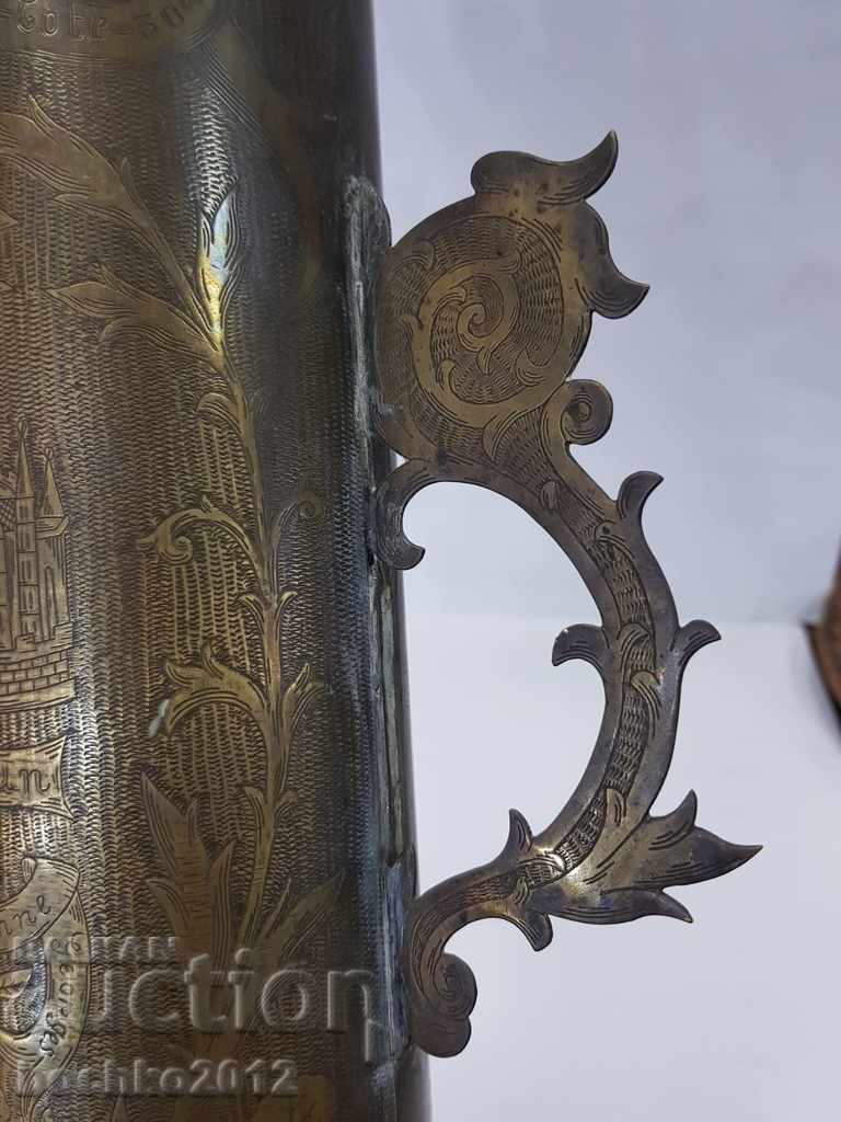 Unique trophy war vase made of shell 1915-1918 - 5 Unique trophy war vase made of shell 1915-1918 - 5