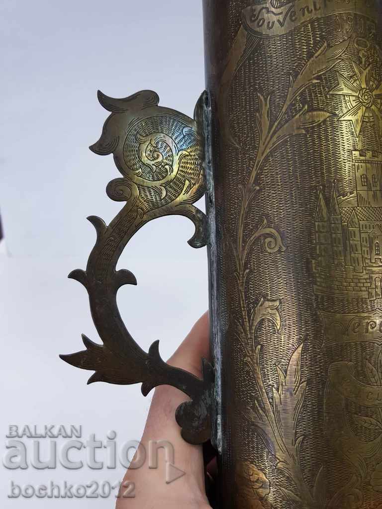 Unique trophy war vase made of shell 1915-1918 - 6 Unique trophy war vase made of shell 1915-1918 - 6