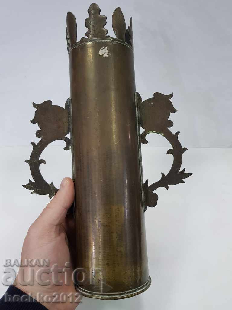 Unique trophy war vase made of shell 1915-1918 - 7 Unique trophy war vase made of shell 1915-1918 - 7