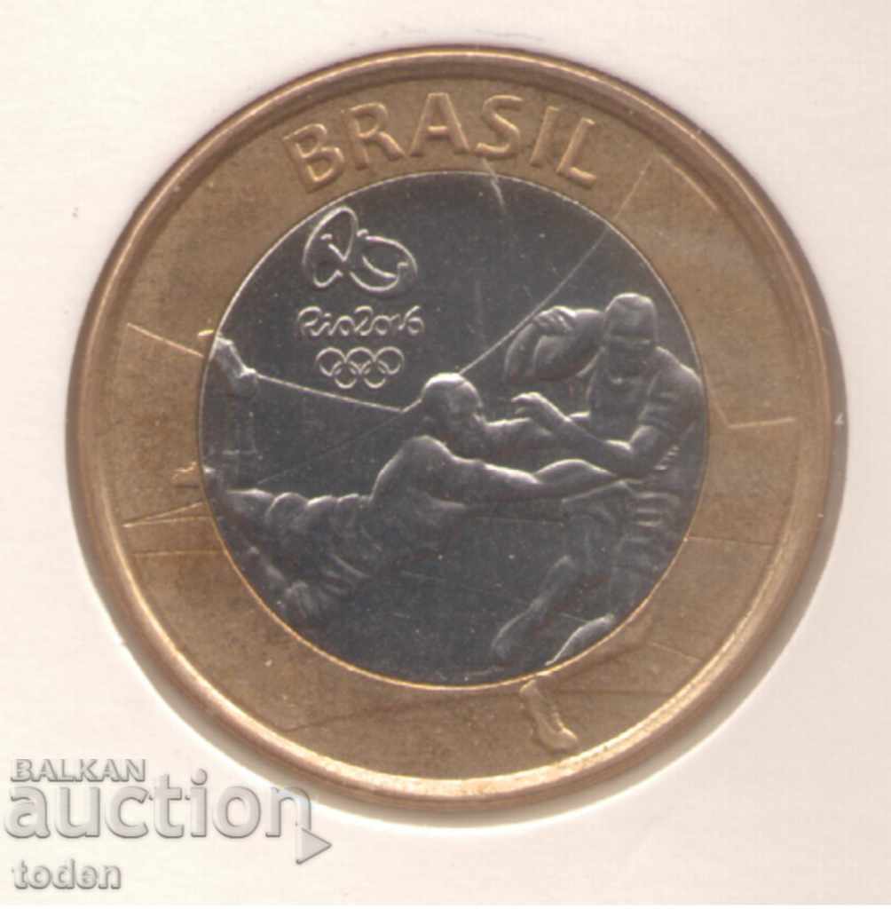 Brasil-1 Real-2015-KM # 707-Rugby, Olympic Games Rio
