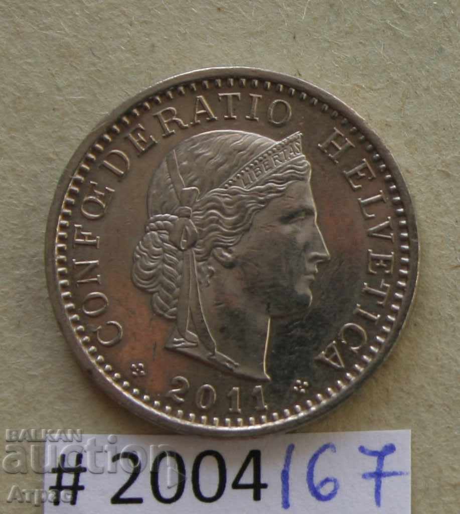 20 Rapen 2011 Elveția cu preț € 0.31 | 0.61 BGN