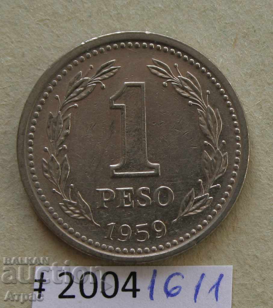 1 peso 1959 Argentina