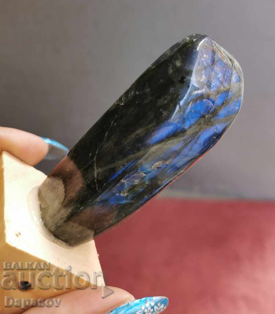 Statuette with Natural Large Stone Labradorite