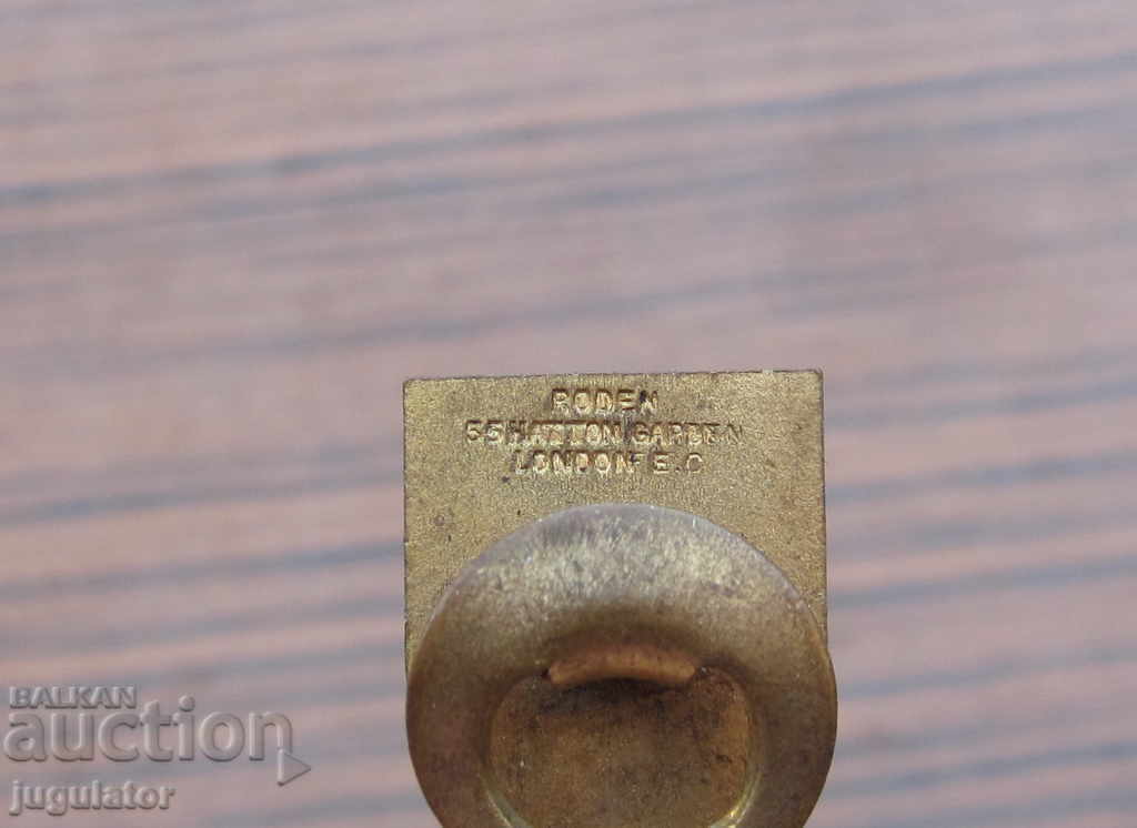 стара Английска значка знак 1934 г. комисия по преброяването - 5 стара Английска значка знак 1934 г. комисия по преброяването - 5