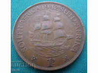Βρετανική Νότια Αφρική 1 Penny 1942 Rare