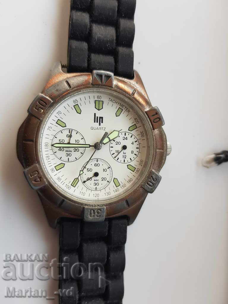 Quartz watch chronograph LIP with price € 10.23 | 20.01 BGN Quartz watch chronograph LIP with price € 10.23 | 20.01 BGN