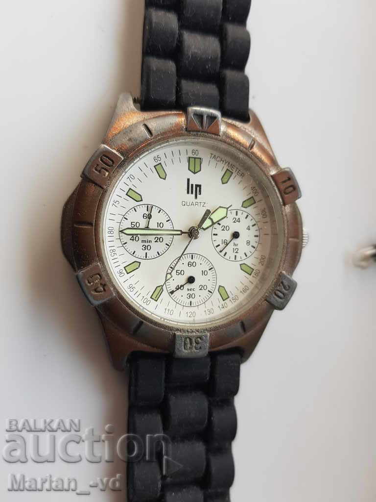 Auction Quartz watch chronograph LIP Auction Quartz watch chronograph LIP