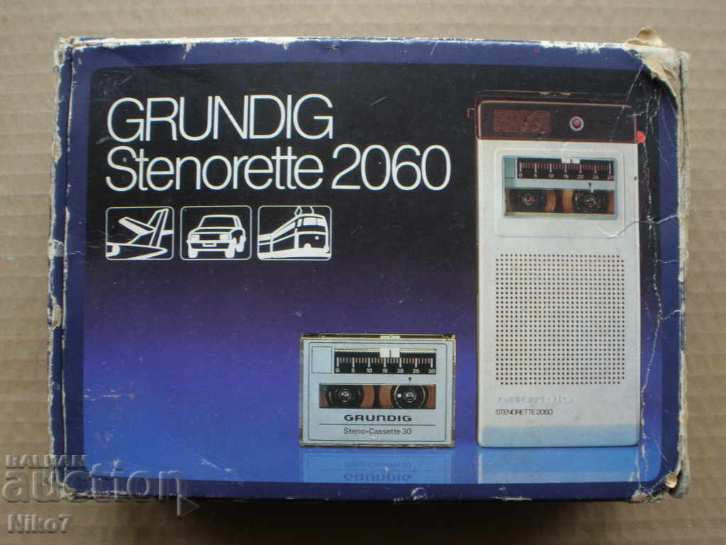German dictaphone "GRUNDIG-STENORETTE 2060" from 1980. - 7