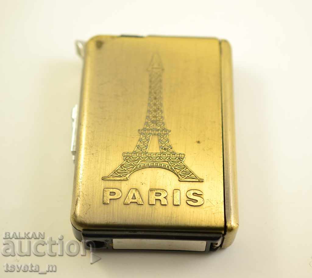 Табакера със запалка PARIS