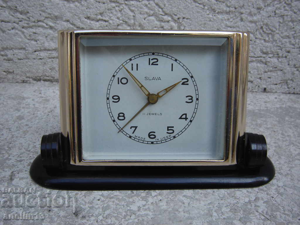 Auction  SLAVA COLLECTIBLE ALARM CLOCK
