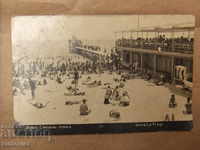 Old postcard Varna - Mixed beach 1929