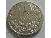 Moneda de argint de la 1 LEV 1913
