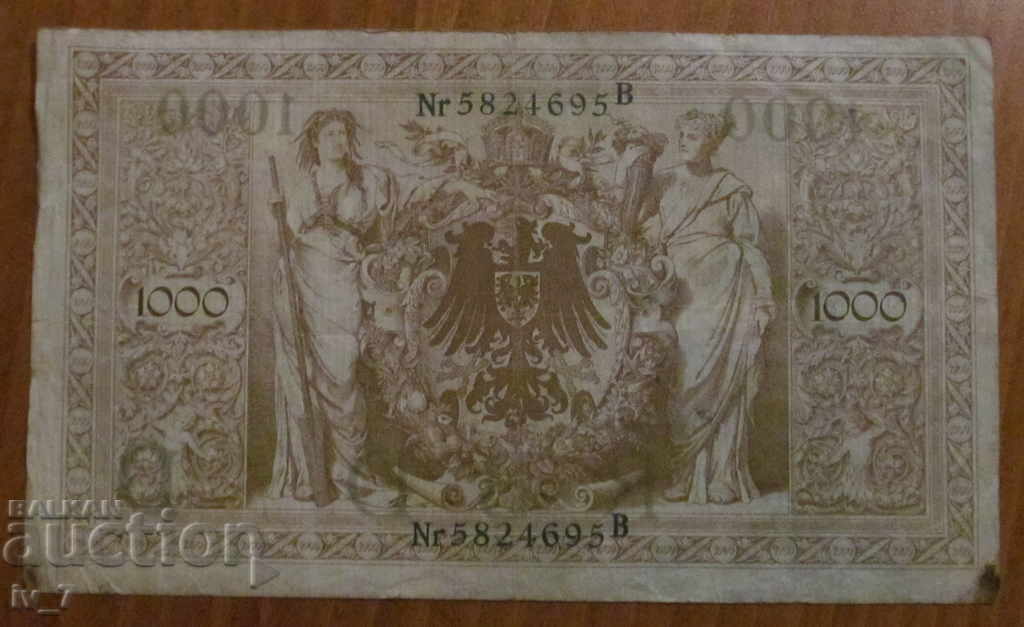 1000 MARK 1910, GERMANY with price 3.99 BGN | € 2.04 1000 MARK 1910, GERMANY with price 3.99 BGN | € 2.04