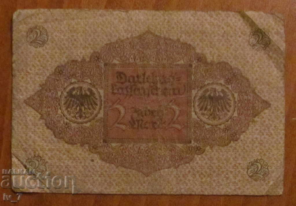 2 ΒΗΜΑΤΑ 1920, ΓΕΡΜΑΝΙΑ με τιμή 1.99 BGN | € 1.02 2 ΒΗΜΑΤΑ 1920, ΓΕΡΜΑΝΙΑ με τιμή 1.99 BGN | € 1.02
