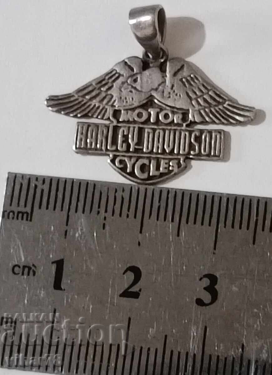 Auction Silver pendant - Harley Davidson Auction Silver pendant - Harley Davidson