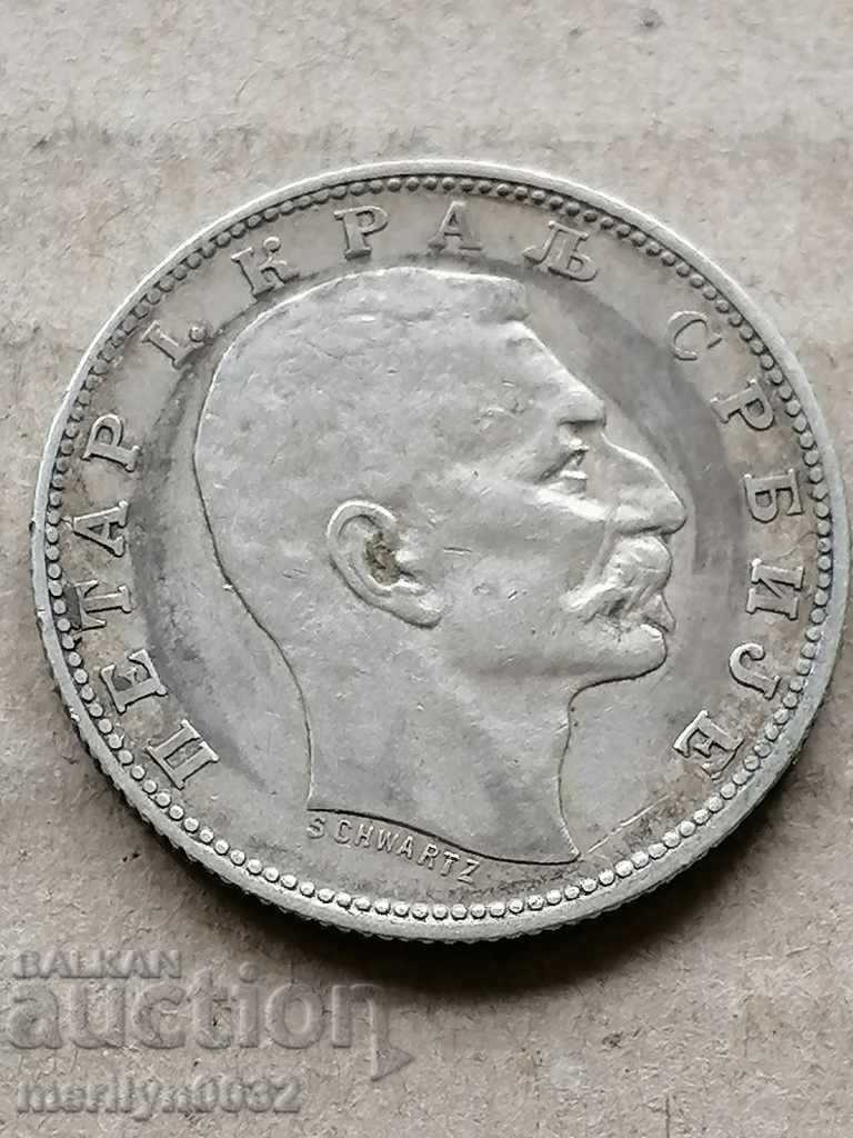 1 dinar coin 1904 Kingdom of Serbia silver with price 52.00 BGN | € 26.59 1 dinar coin 1904 Kingdom of Serbia silver with price 52.00 BGN | € 26.59