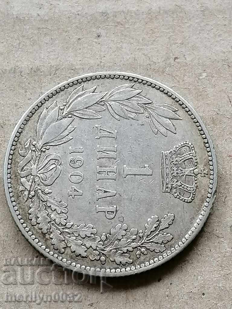 1 dinar coin 1904 Kingdom of Serbia silver - 7 1 dinar coin 1904 Kingdom of Serbia silver - 7