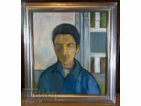 Sami Bidjerano-portrait-oil-signed-framed