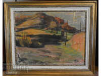 Nenko Balkanski – peisaj-pastel-înrămat