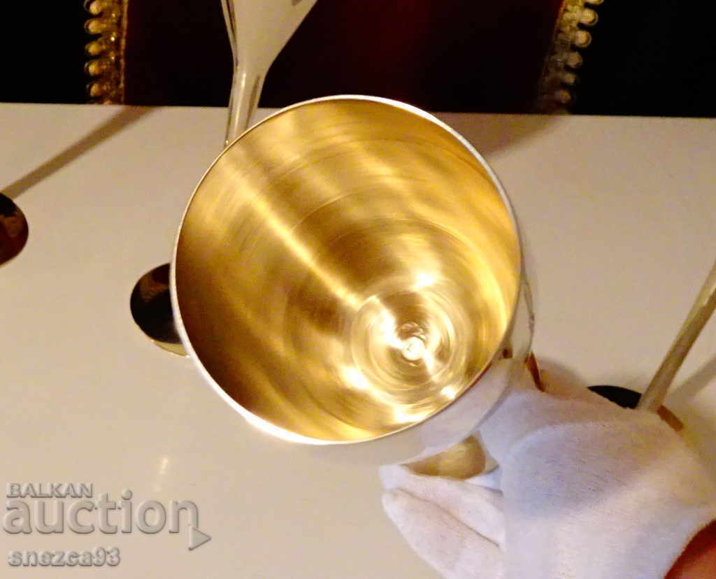 Bronze goblet 25 cm., wine glass, champagne glass with price 69.00 BGN | € 35.28 Bronze goblet 25 cm., wine glass, champagne glass with price 69.00 BGN | € 35.28