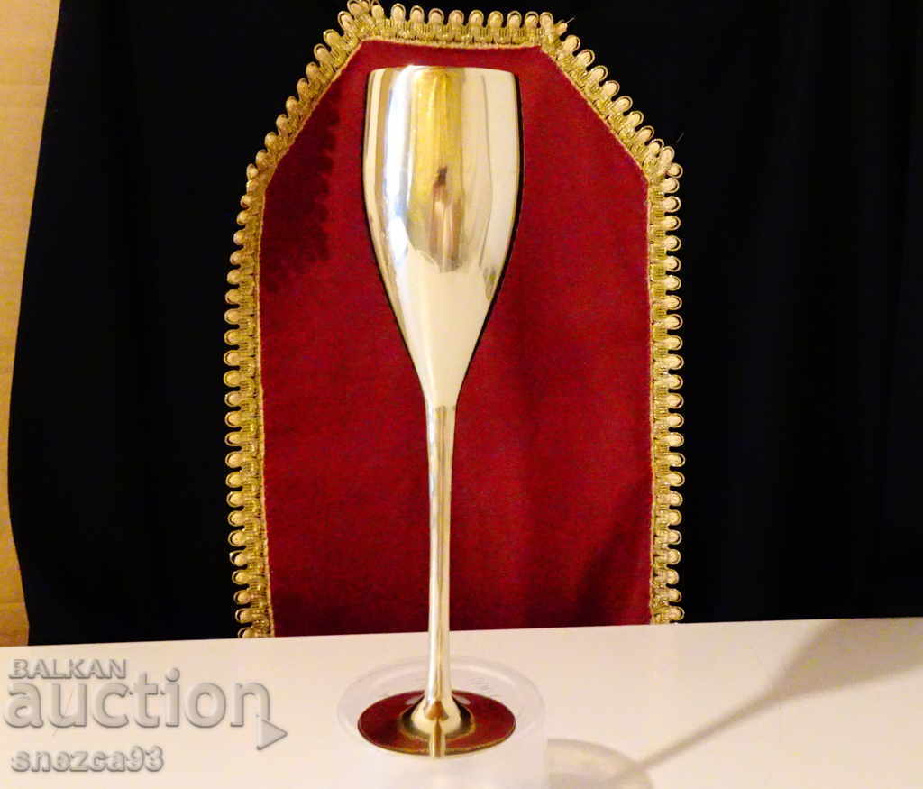 Bronze goblet 25 cm., wine glass, champagne glass Bronze goblet 25 cm., wine glass, champagne glass