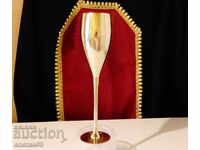 Bronze goblet 25 cm., wine glass, champagne glass